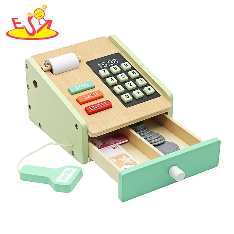 Neues Design Macaron niedliches hölzernes Spielküchenspielzeug für Kinder W10C582